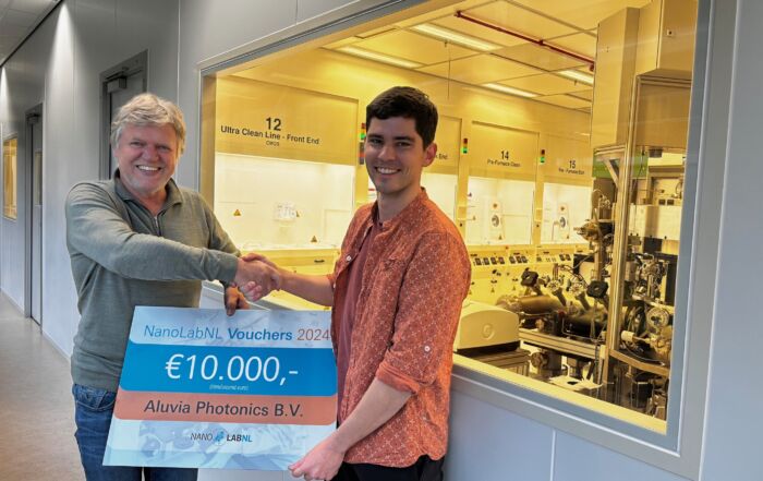 NanoLabNL voucher for ALUVIA Photonics