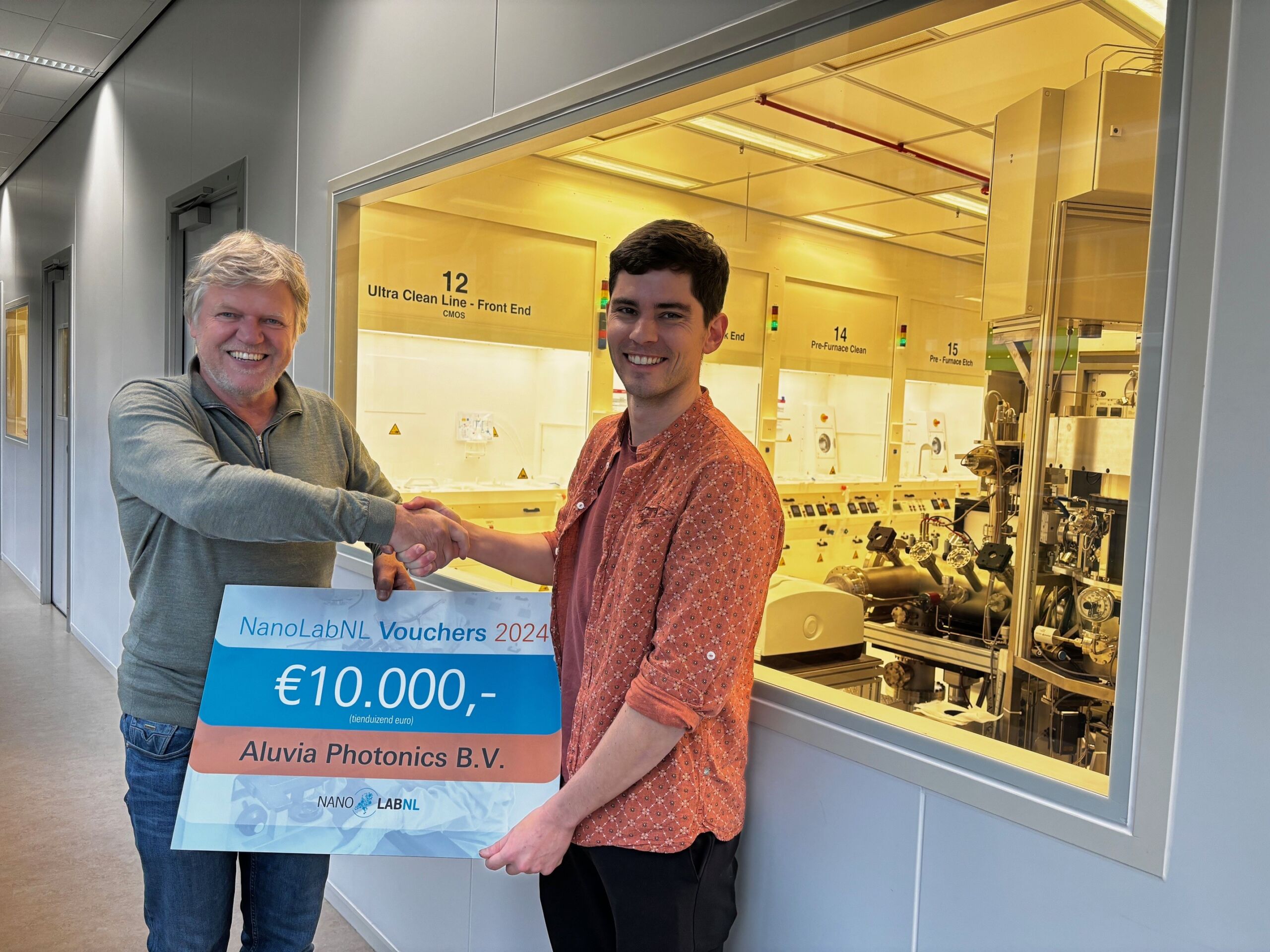 NanoLabNL voucher for ALUVIA Photonics